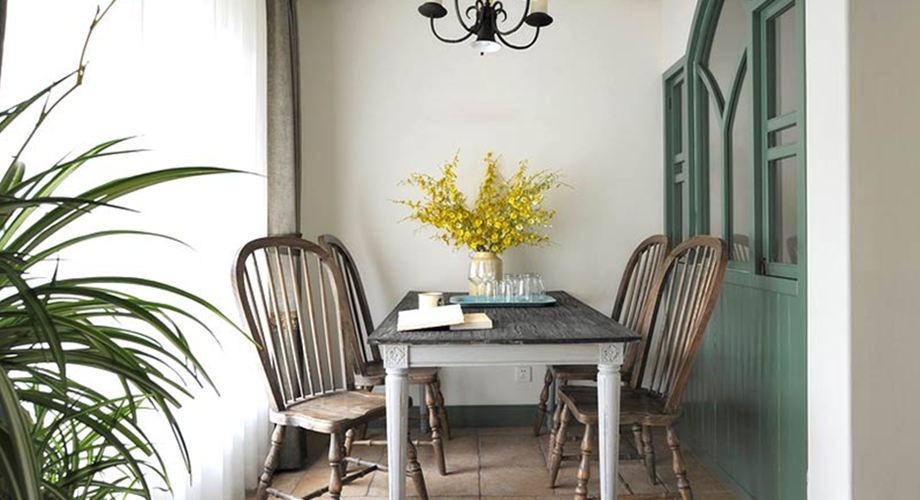 石家莊裝修案例半島名邸二期 田園風(fēng)格 109平