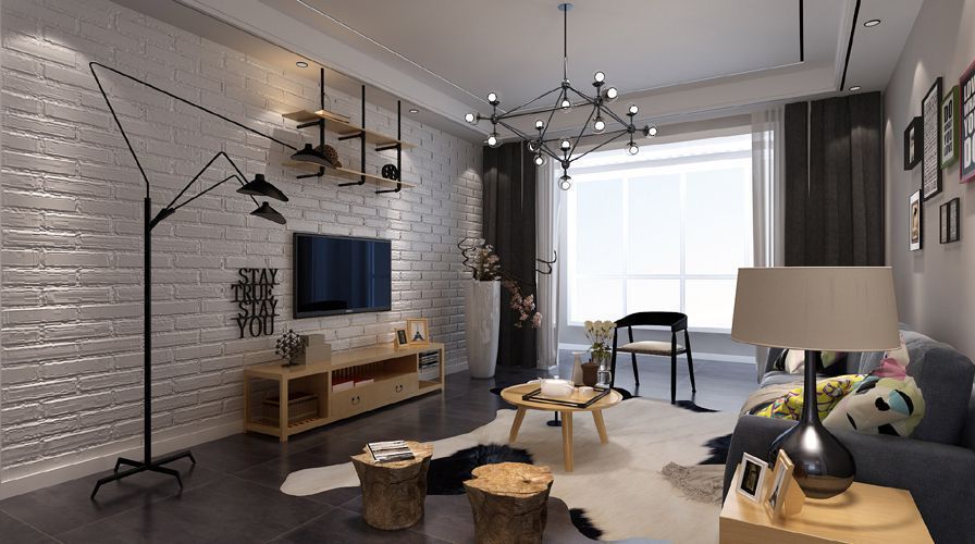 石家莊裝修案例恒大御景半島 混搭風(fēng)格 94平