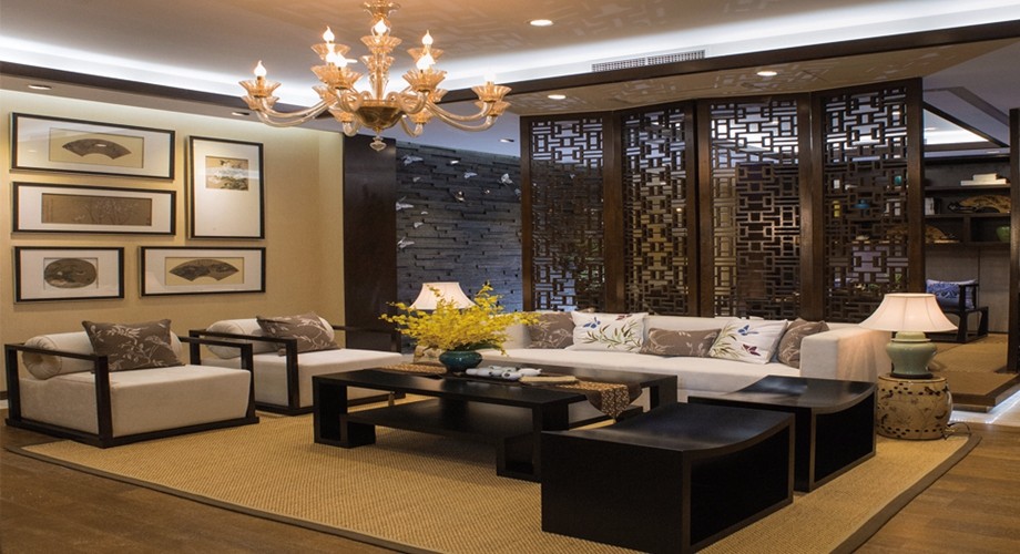 石家莊裝修案例融創(chuàng)裕華壹號 中式風(fēng)格 79平