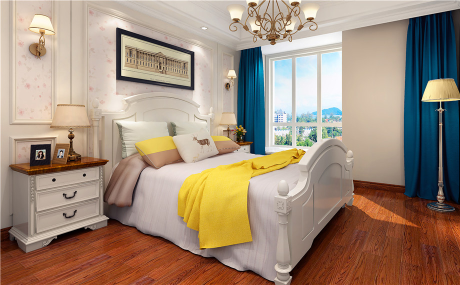 石家莊裝修案例同祥城 美式鄉(xiāng)村風(fēng)格 127平