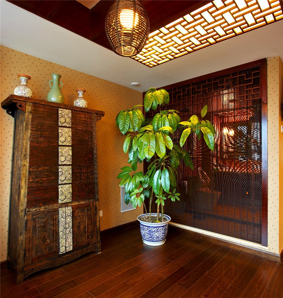 石家莊裝修案例遠(yuǎn)洋晟庭 東南亞風(fēng)格 171平