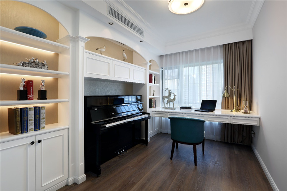 石家莊裝修案例想象國(guó)際 美式鄉(xiāng)村風(fēng)格 137平