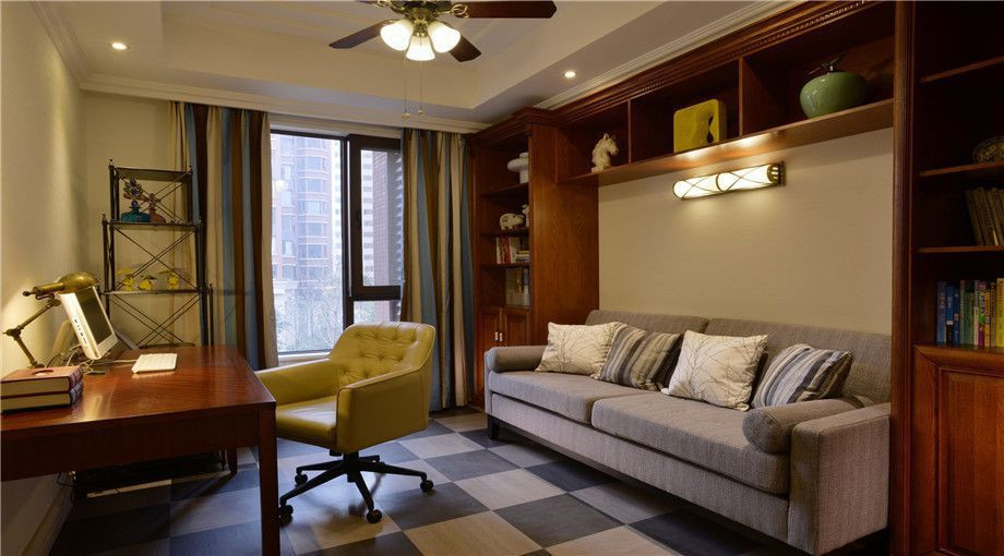 石家莊裝修案例潤(rùn)江煦園 美式鄉(xiāng)村風(fēng)格 120平