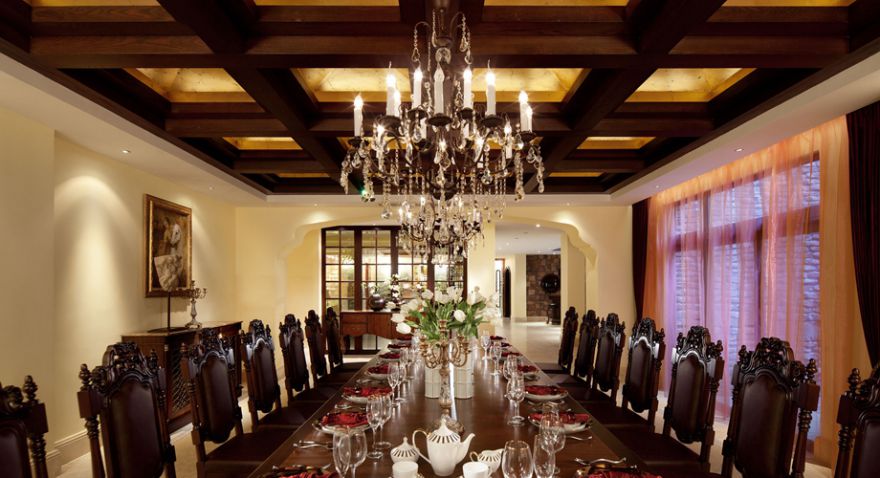 石家莊裝修案例融創(chuàng)臻園壹號(hào) 美式風(fēng)格 127平