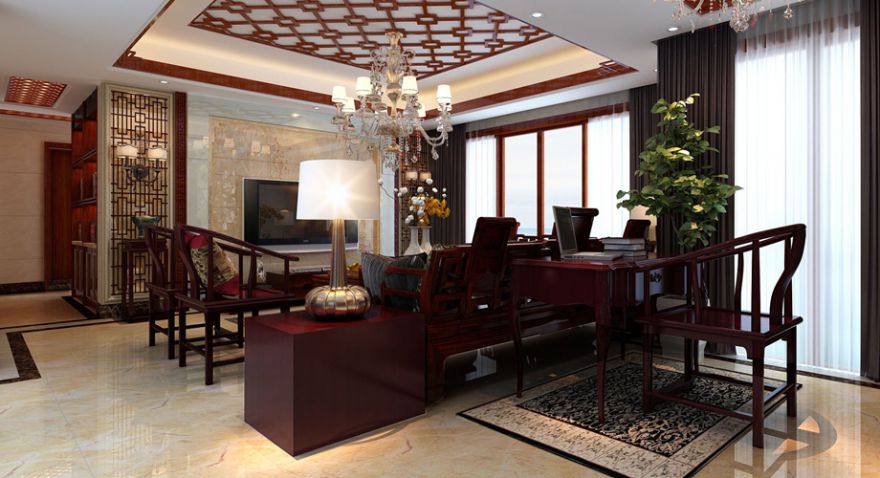 天?！げ┭攀⑹?中式風(fēng)格 117平